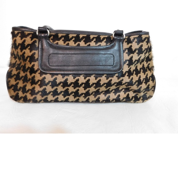 Adrienne Vittadini Cortina Calf Hair Handbag - Picture 3 of 8